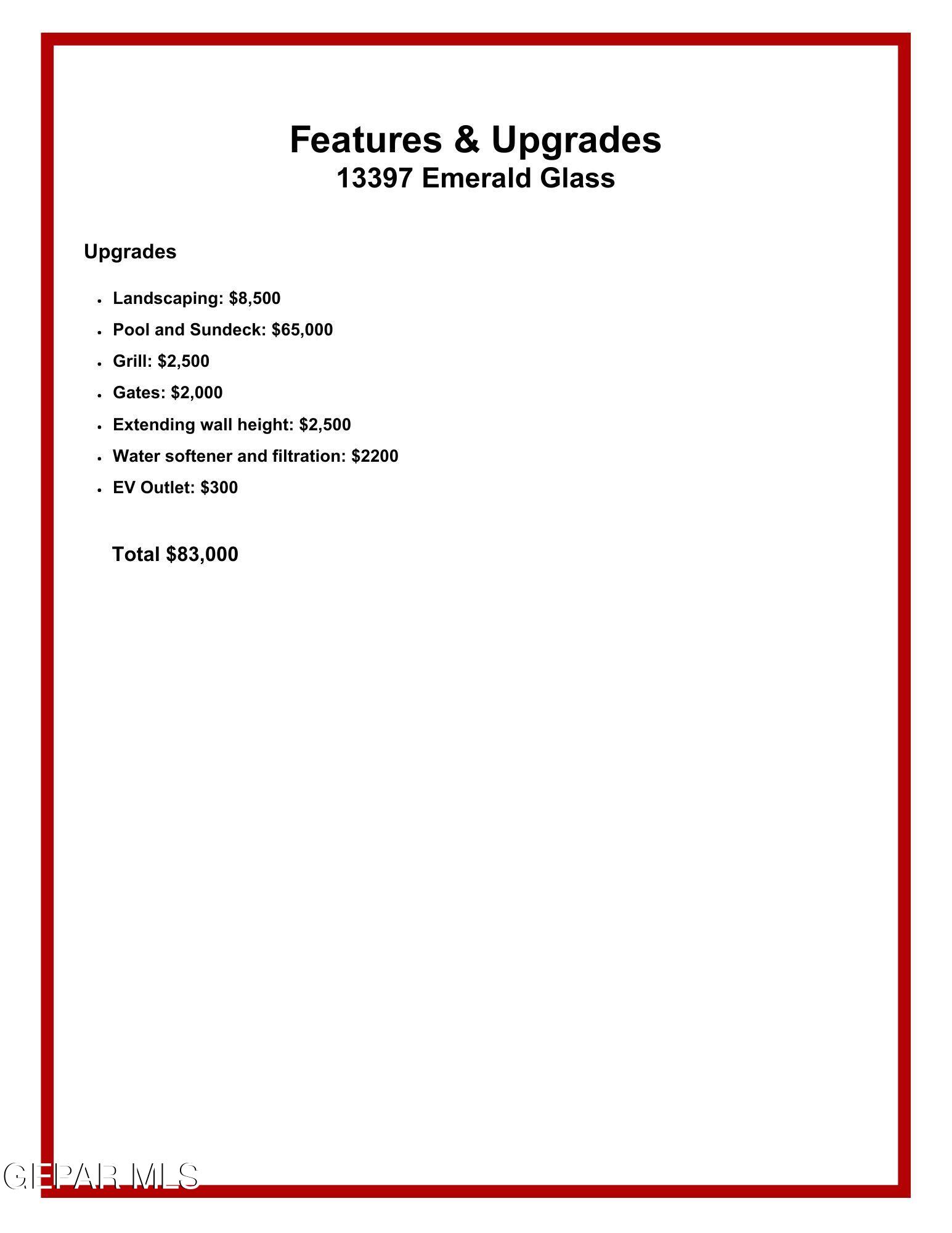 13397 EMERALD GLASS Drive