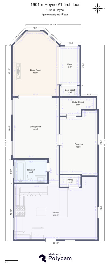 1901 N Hoyne Avenue Unit: 1