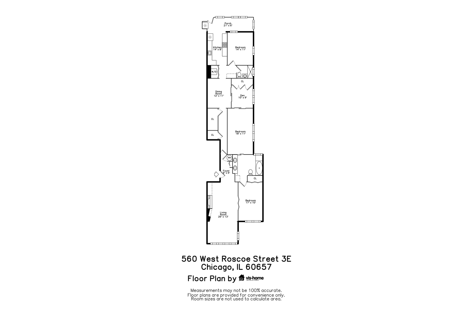 560 W Roscoe Street Unit: 3E