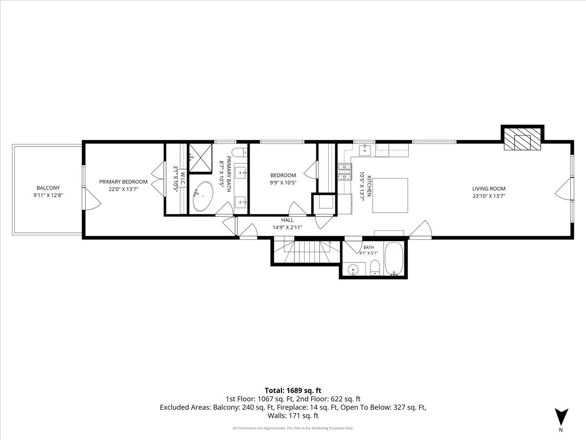 867 N Paulina Street Unit: 3S