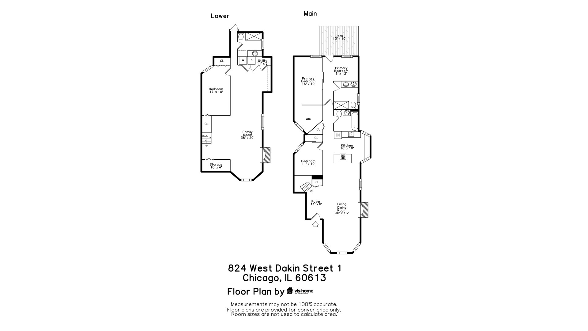 824 W Dakin Street Unit: 1