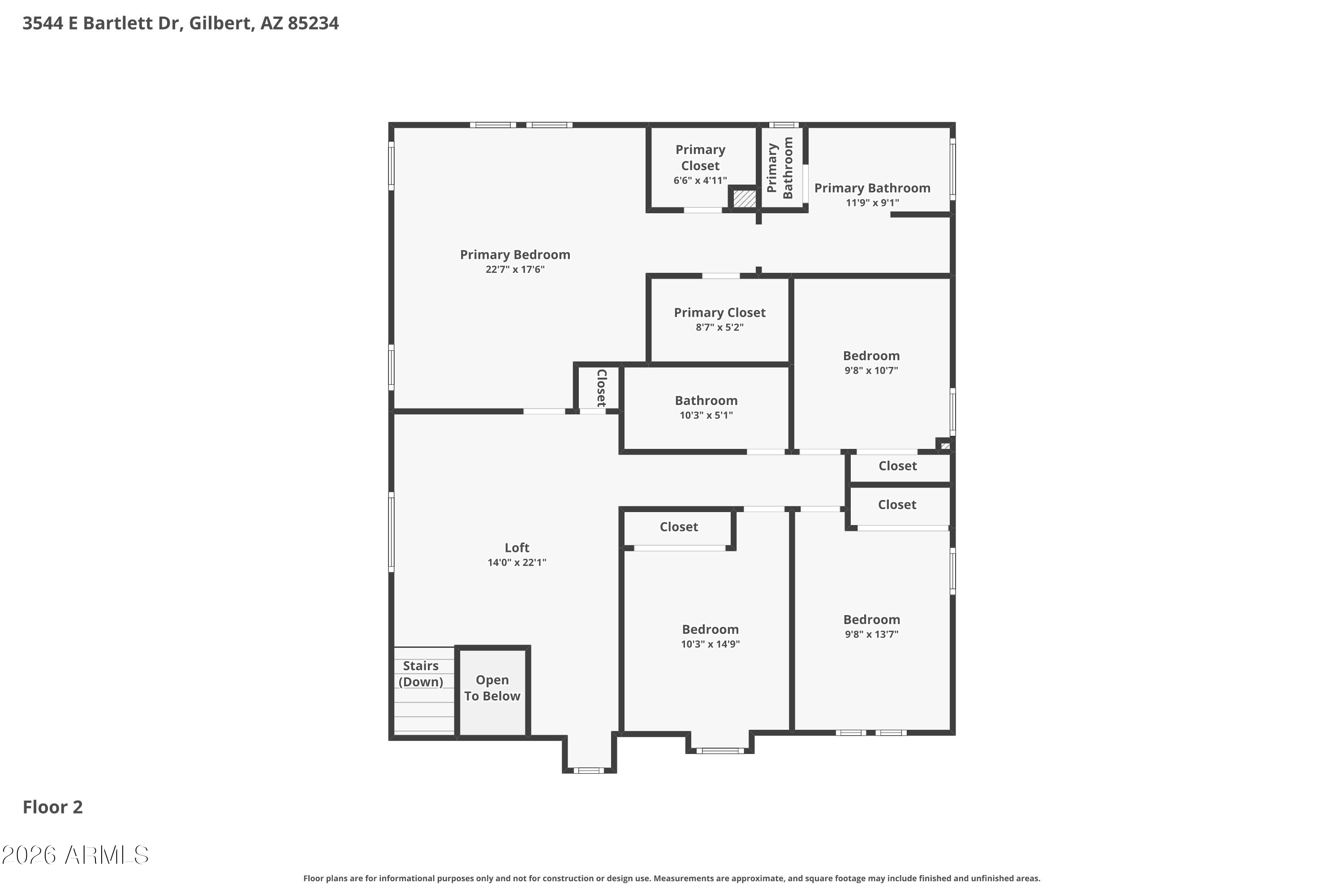 3544 E BARTLETT Drive