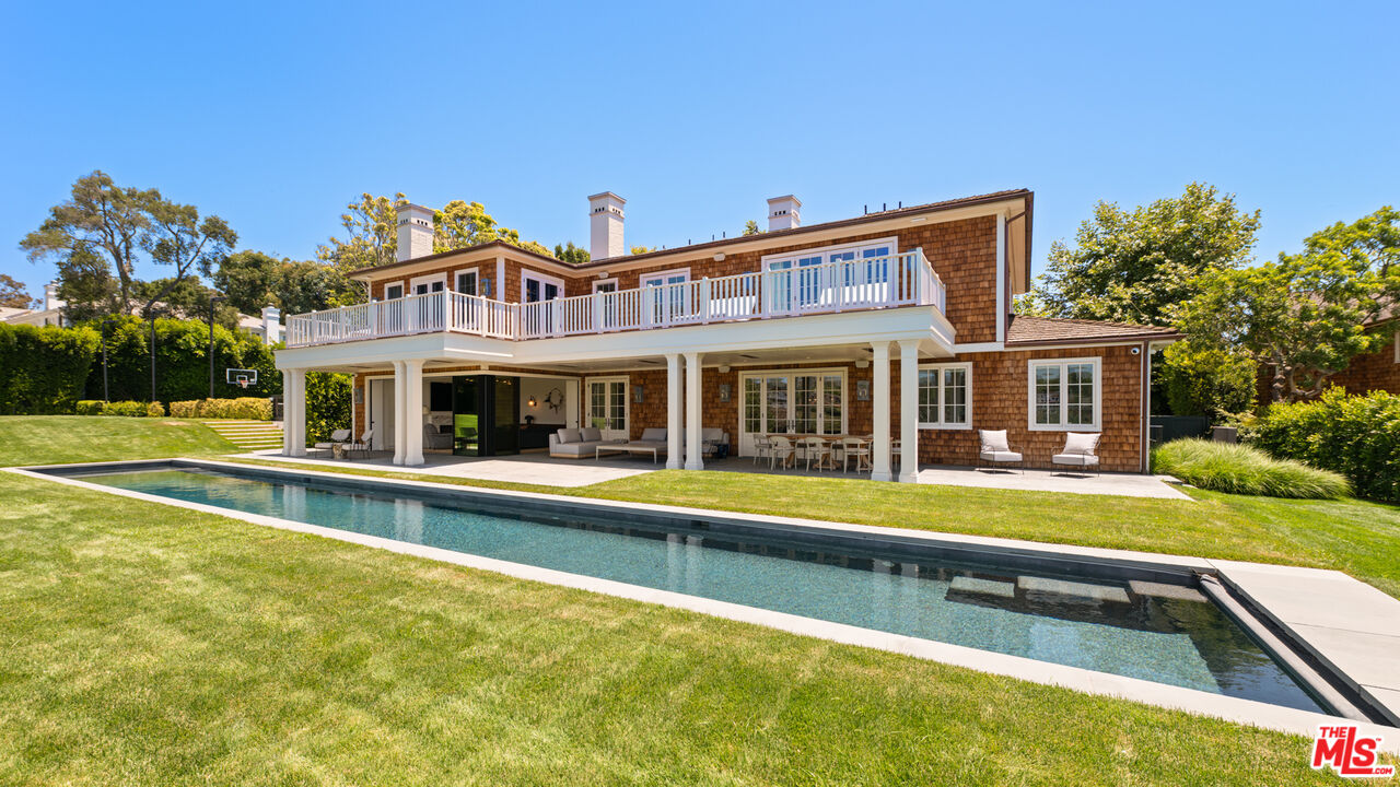 traditional estate on a double lot