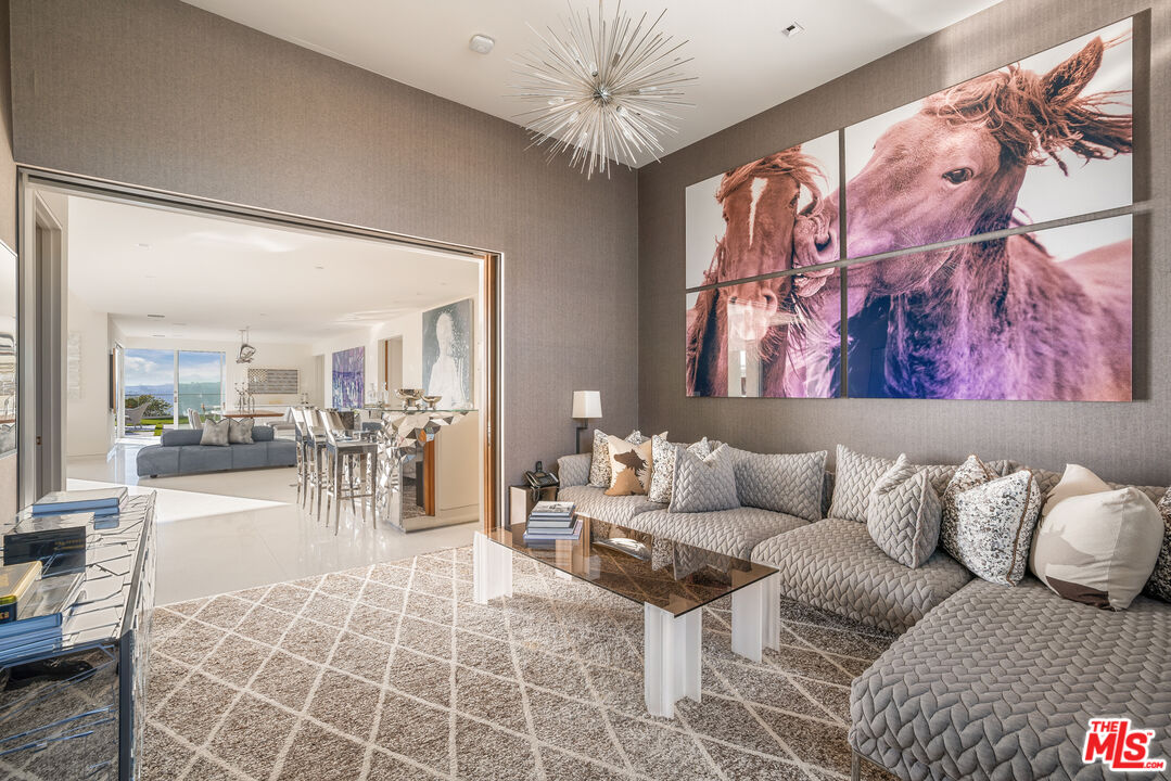 head-on ocean-view Trousdale residence