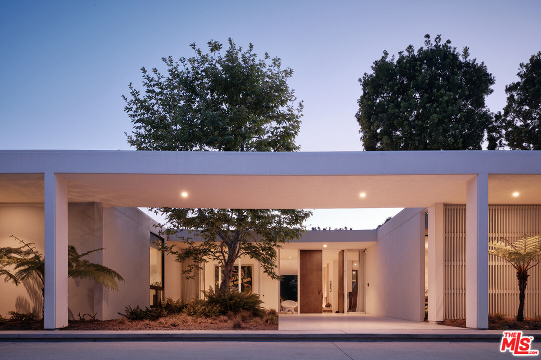 Discreetly nestled behind gates