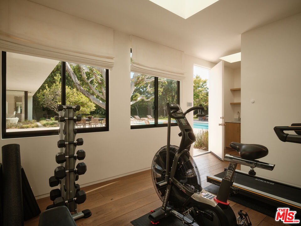 Discreetly nestled behind gates