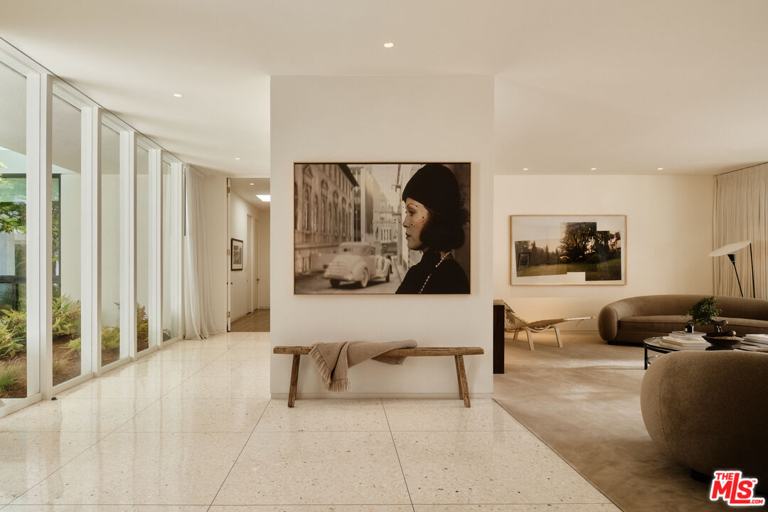 Discreetly nestled behind gates