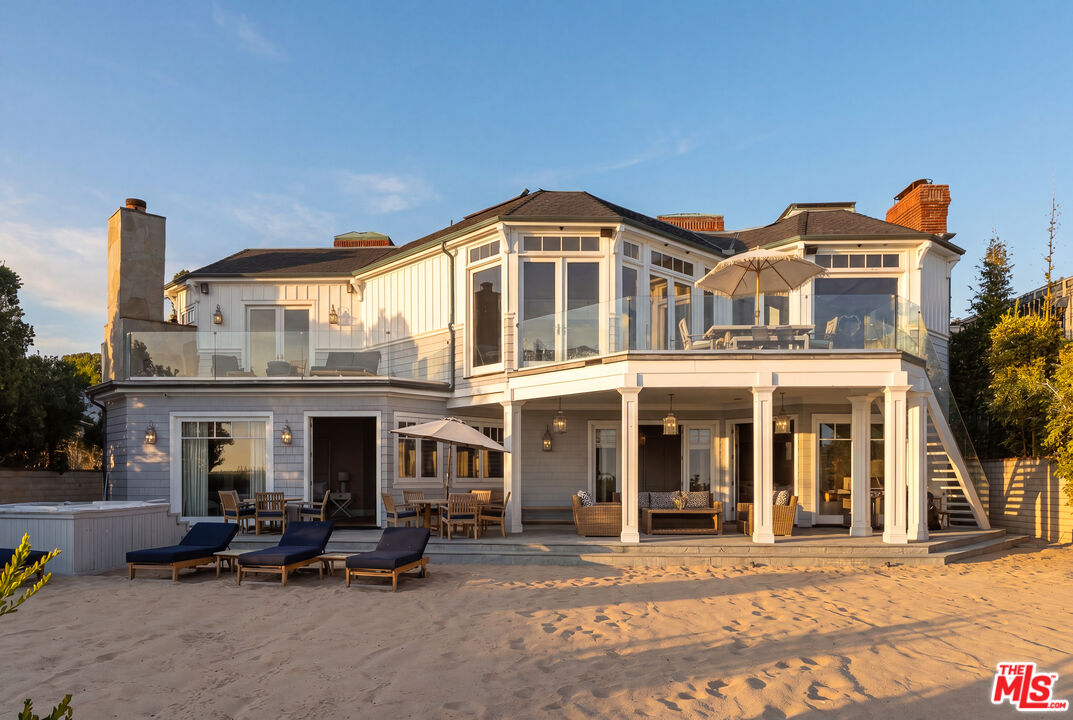 80-ft beachfront lot on exclusive broad beach 