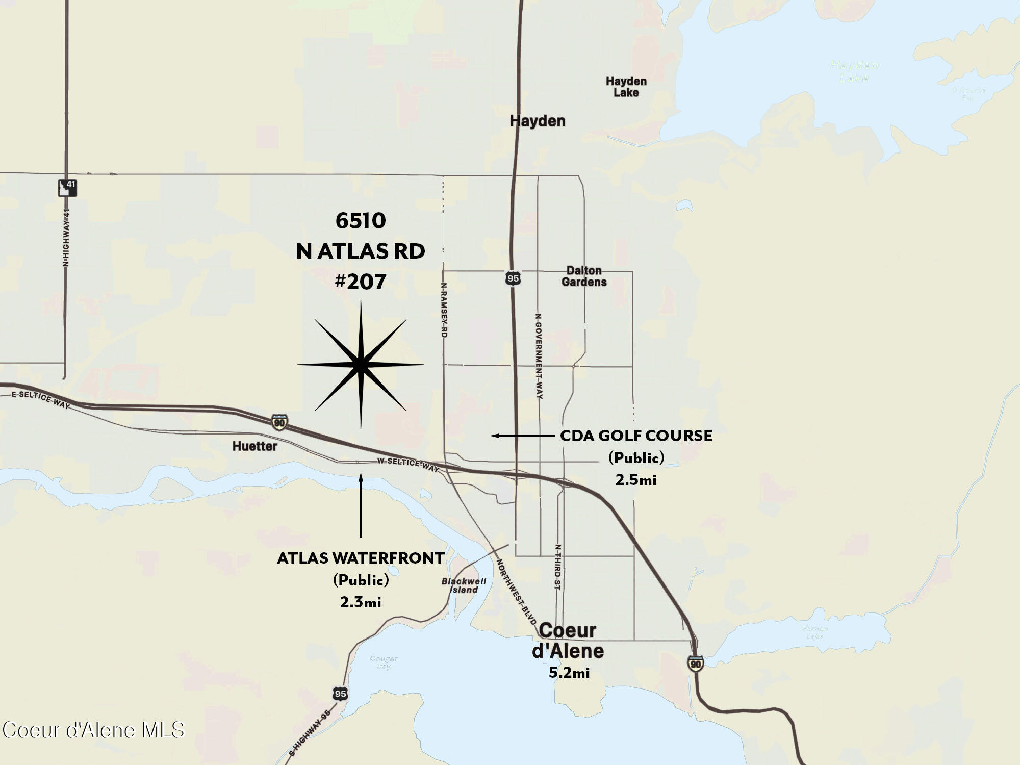 6510 N ATLAS RD, 207, Coeur d'Alene Unit: 207