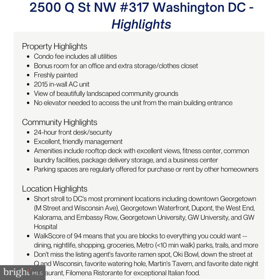 2500 Q St NW #317