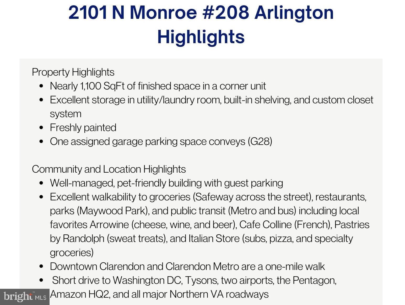 2101 N Monroe St #208