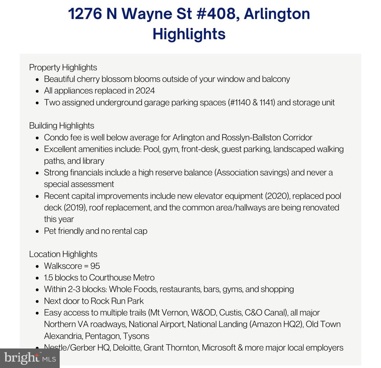 1276 N Wayne St #408