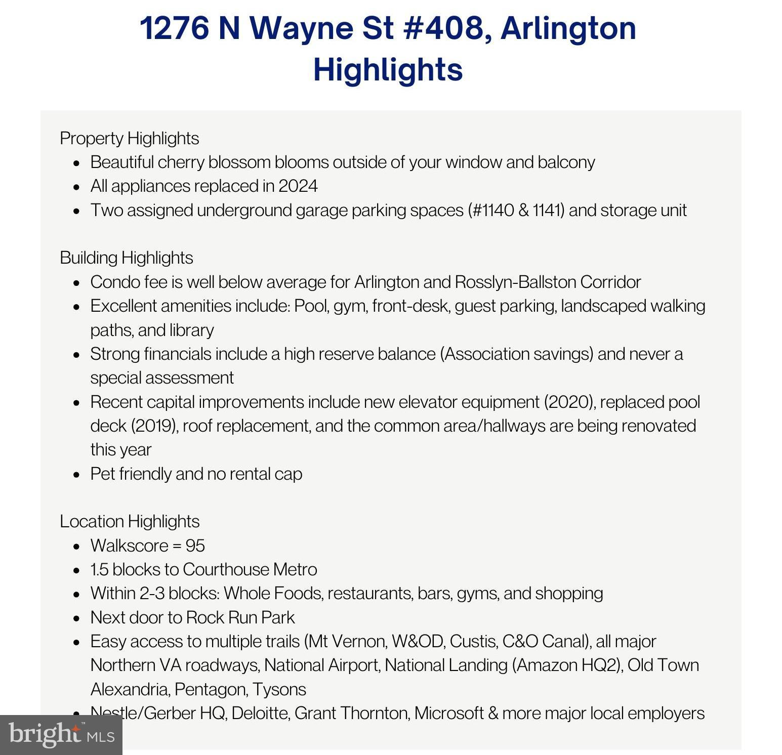 1276 N Wayne St #408