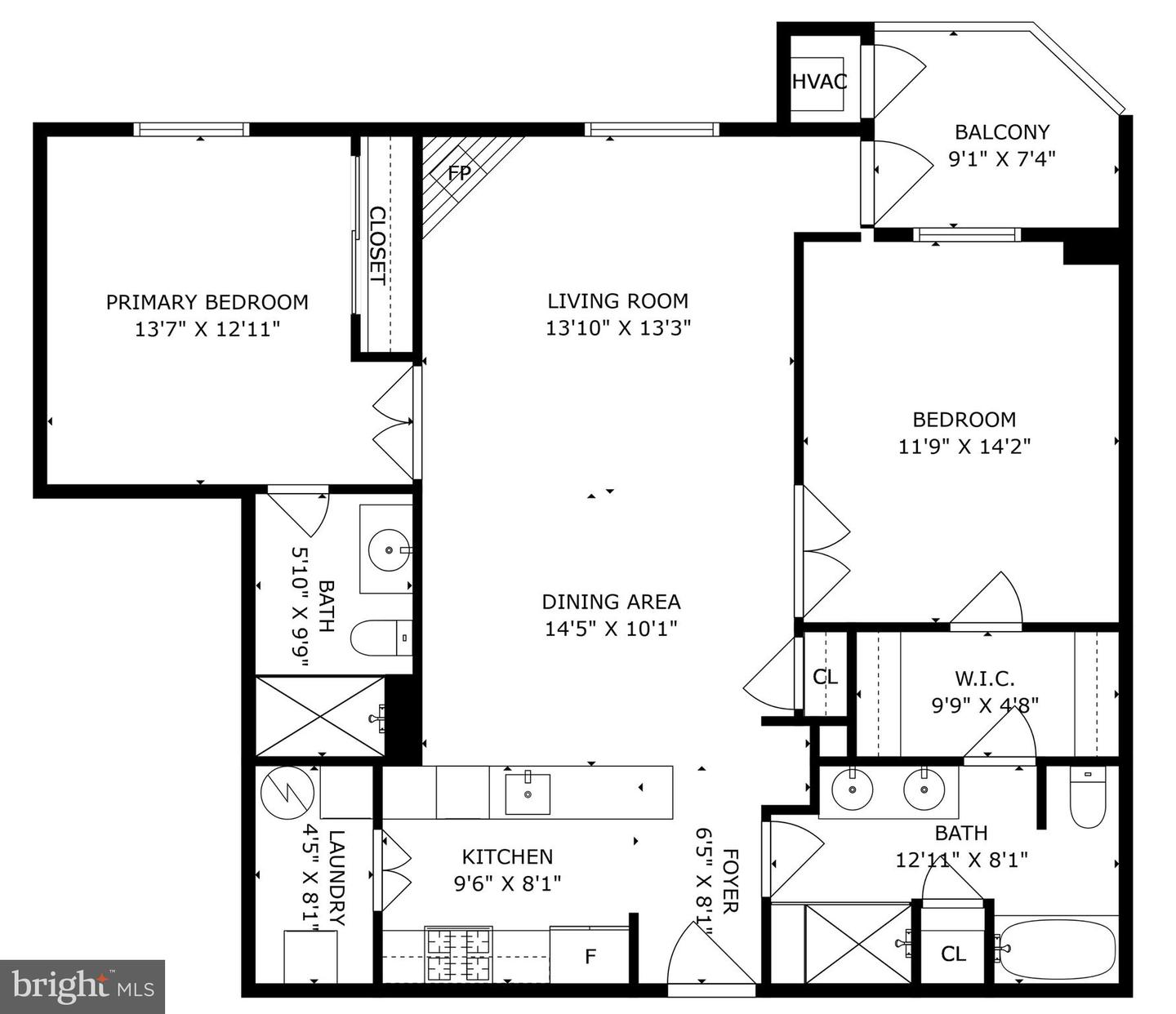1276 N Wayne St #408