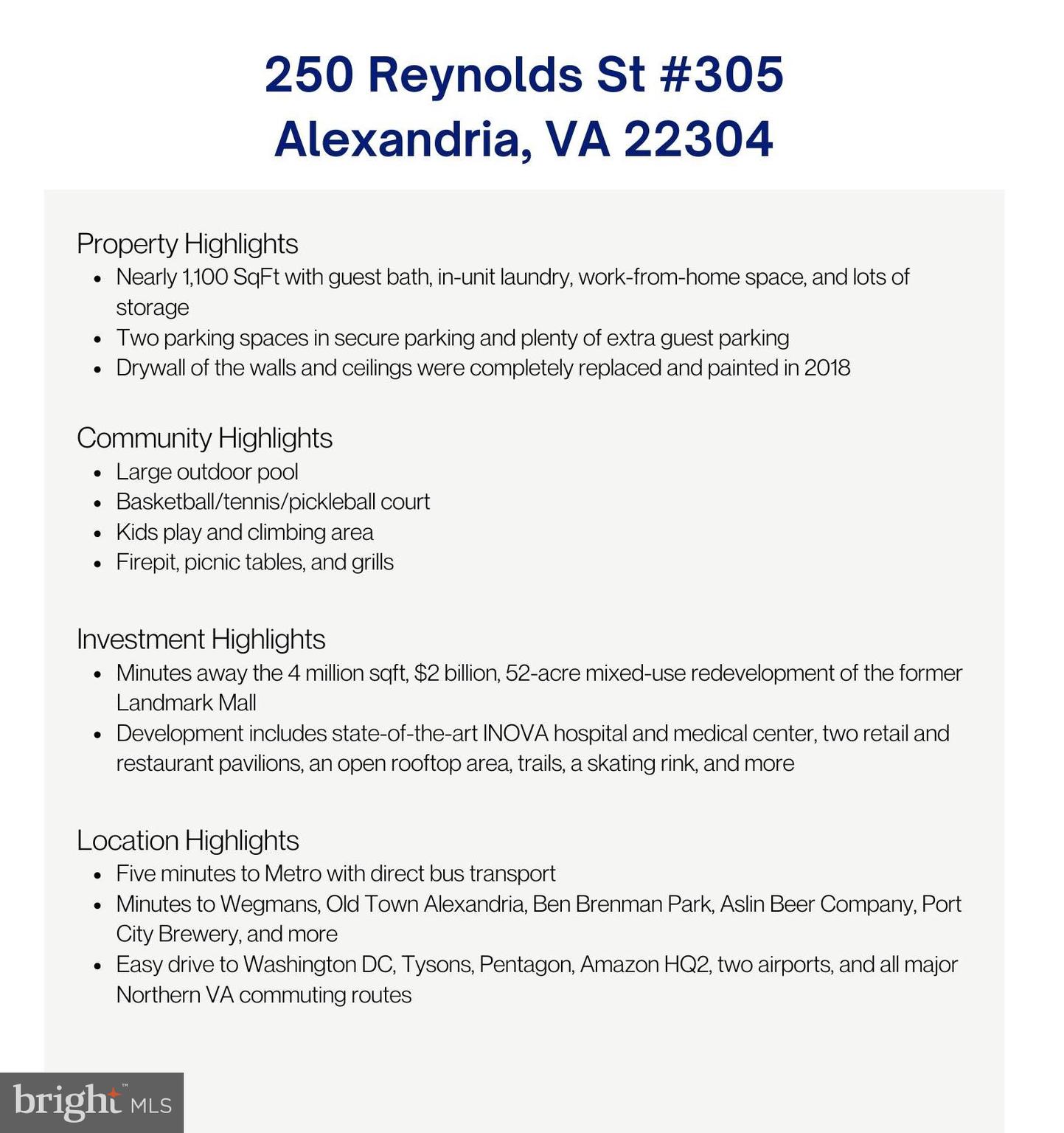 250 S Reynolds St #305