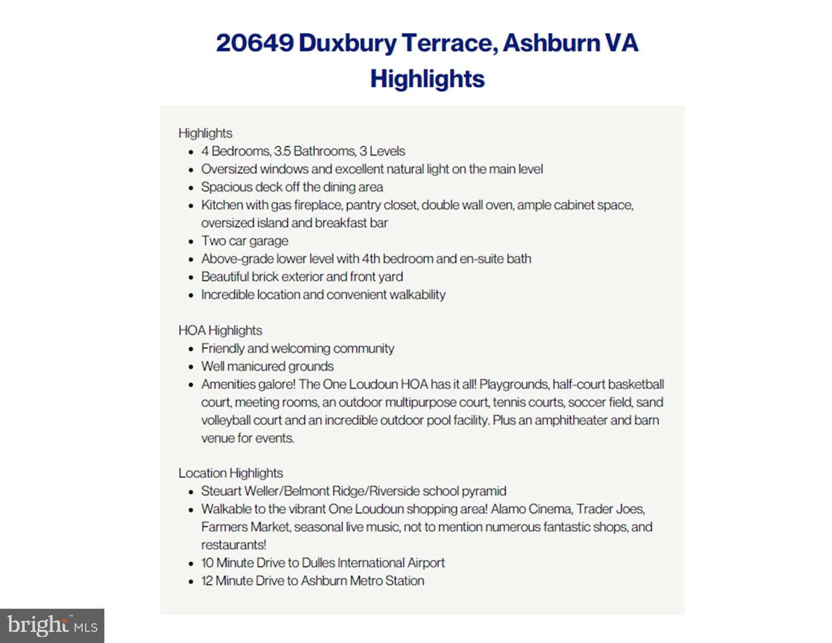 20649 Duxbury Ter