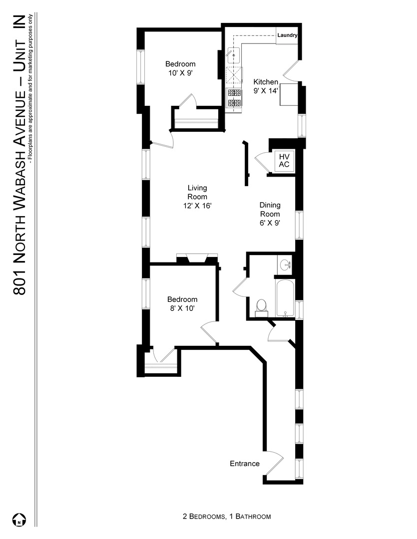 801 N Wabash Avenue Unit: 801-2N
