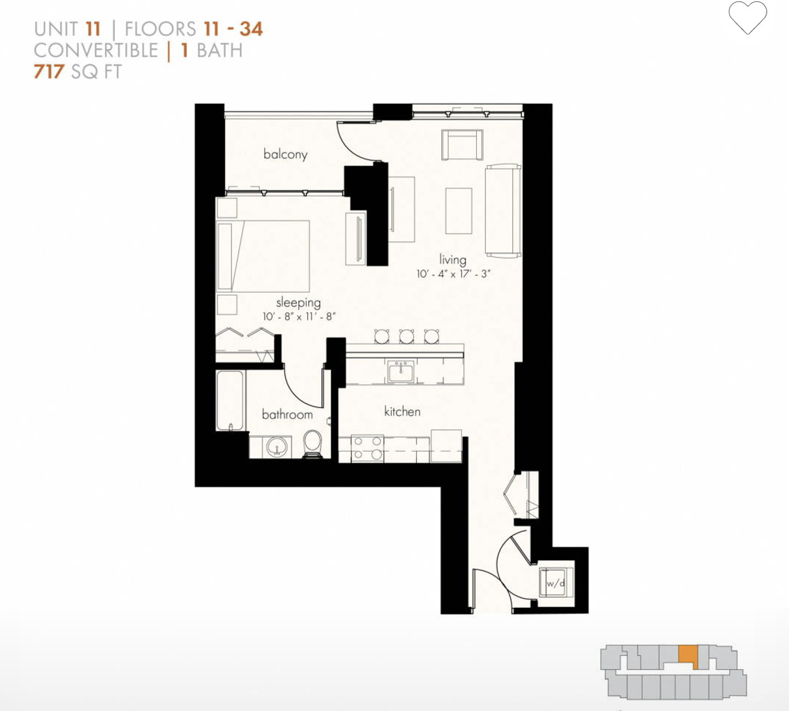 637 N Wells Street Unit: 3011