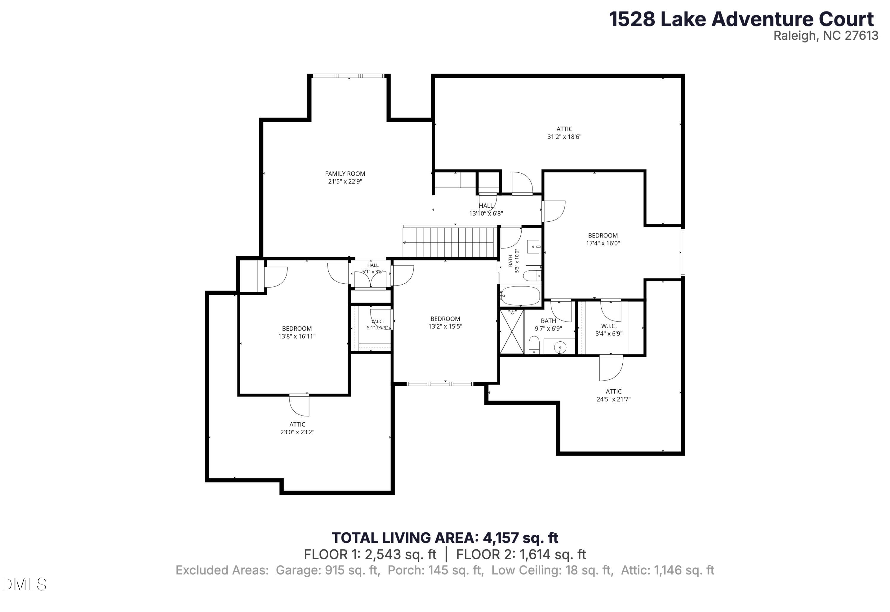 1528 Lake Adventure Court