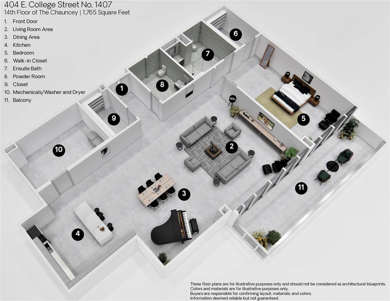 404 E College St Unit: 1407