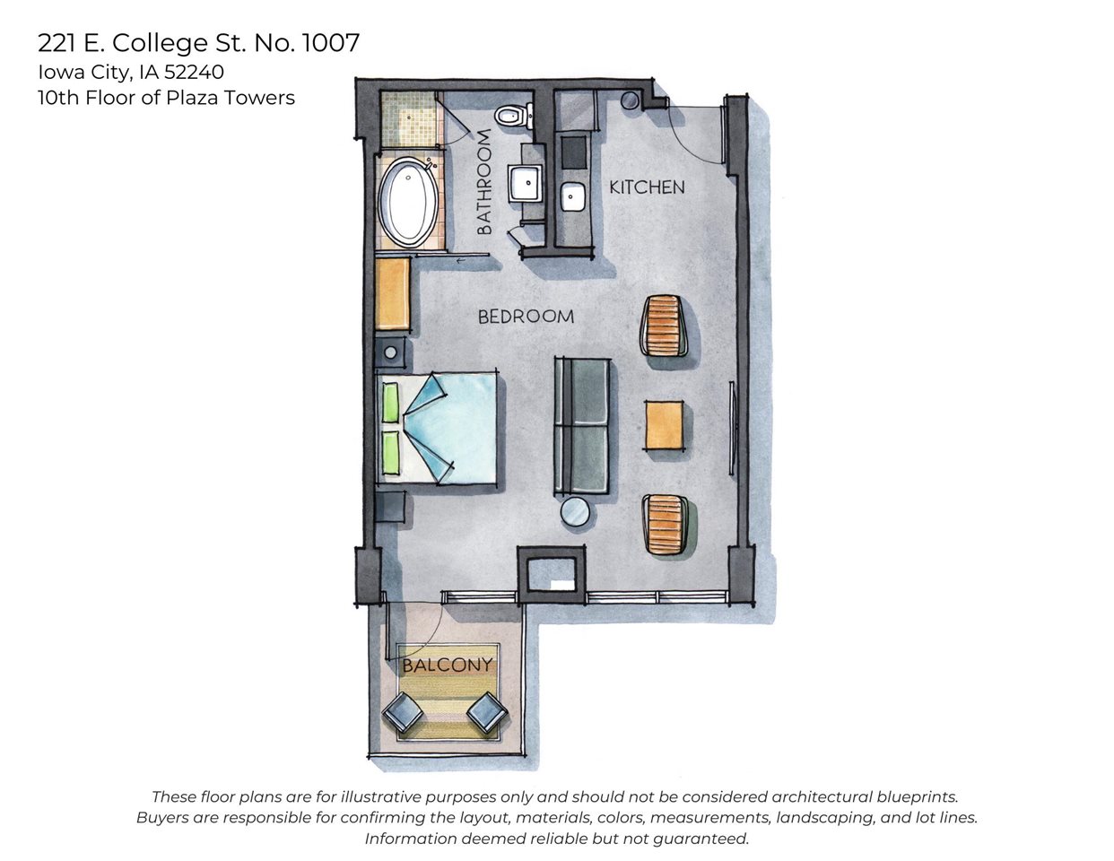 221 E College St Unit: 1007