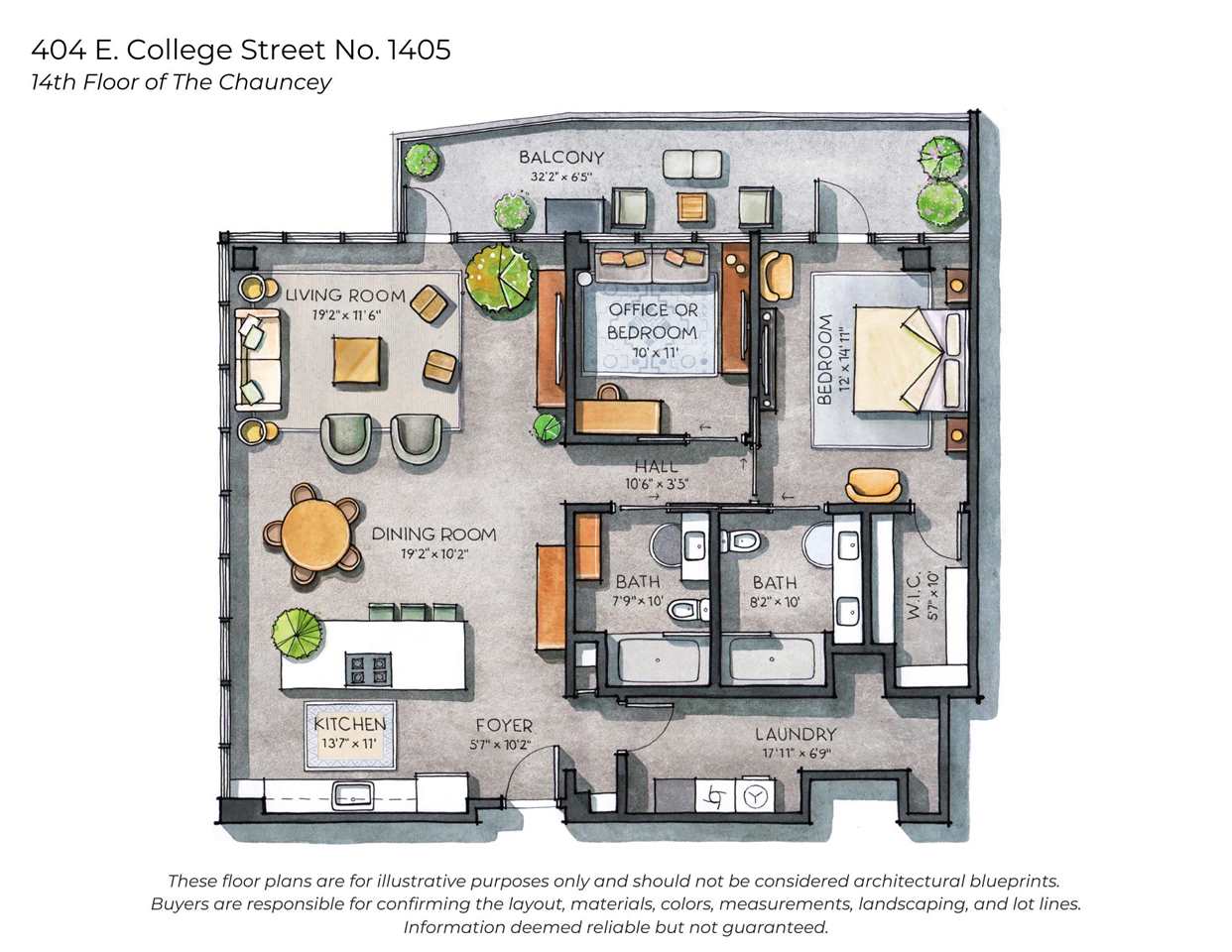 404 E College St Unit: No. 1405
