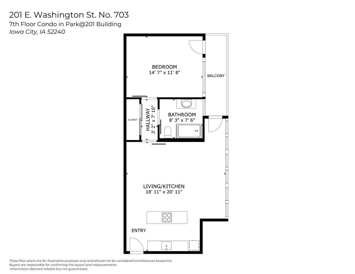 201 E Washington St Unit: No. 703