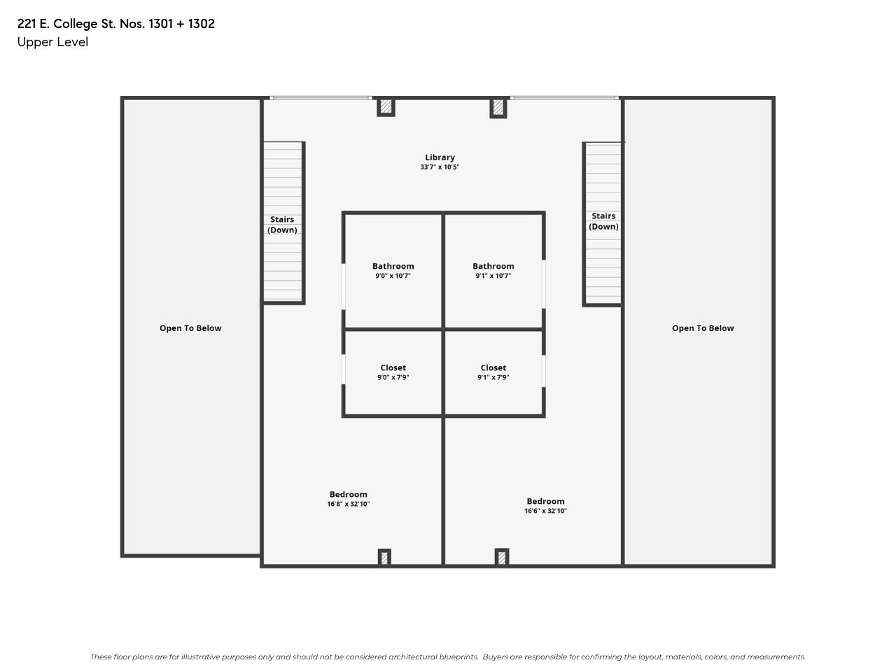 221 E College St Unit: Nos. 1301 +1302