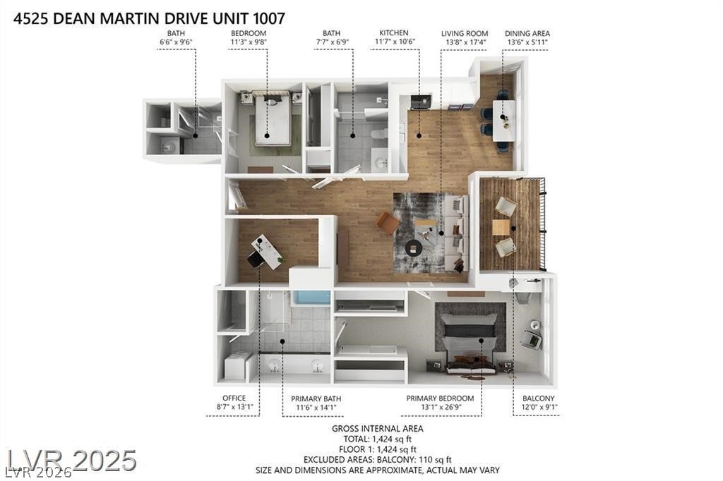 4525 Dean Martin Drive 1007