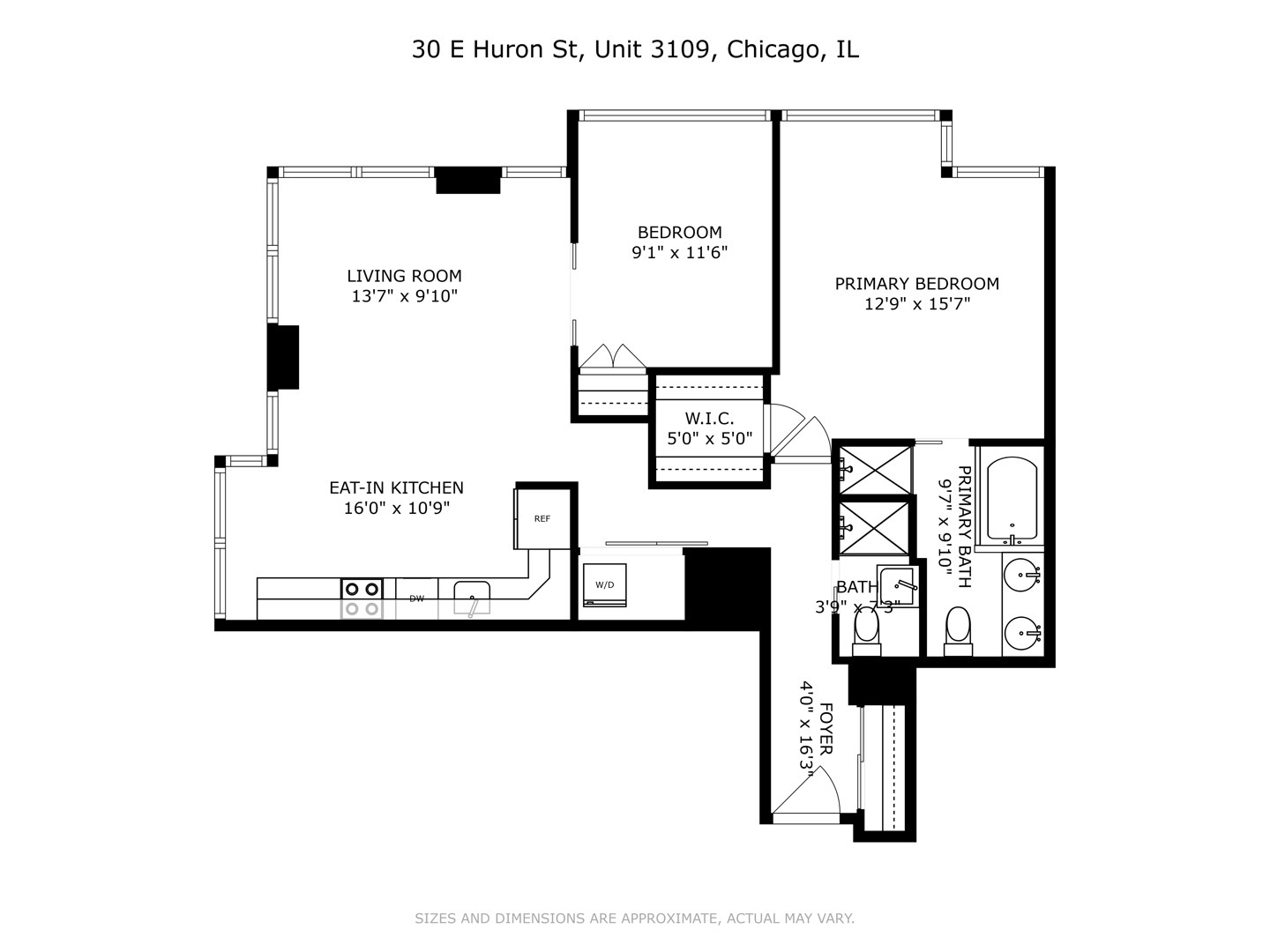 30 E Huron Street Unit: 3109