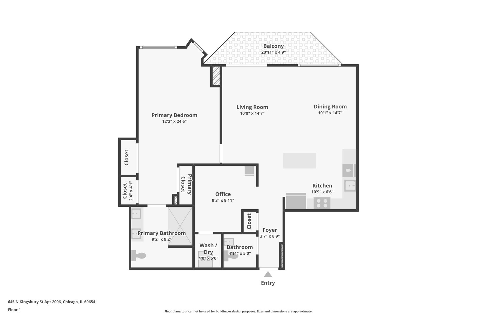 645 N KINGSBURY Street Unit: 2006