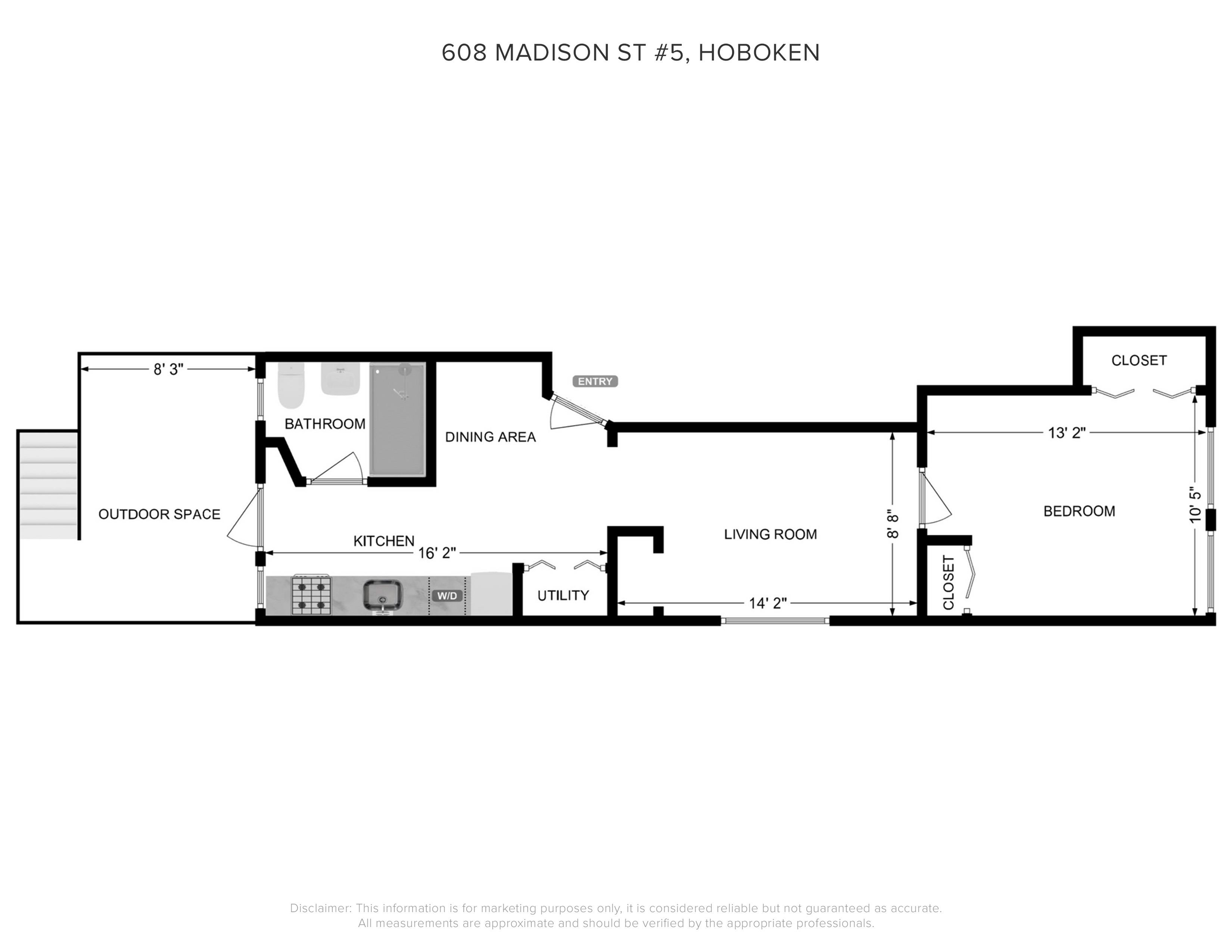 608 MADISON ST Unit: 5