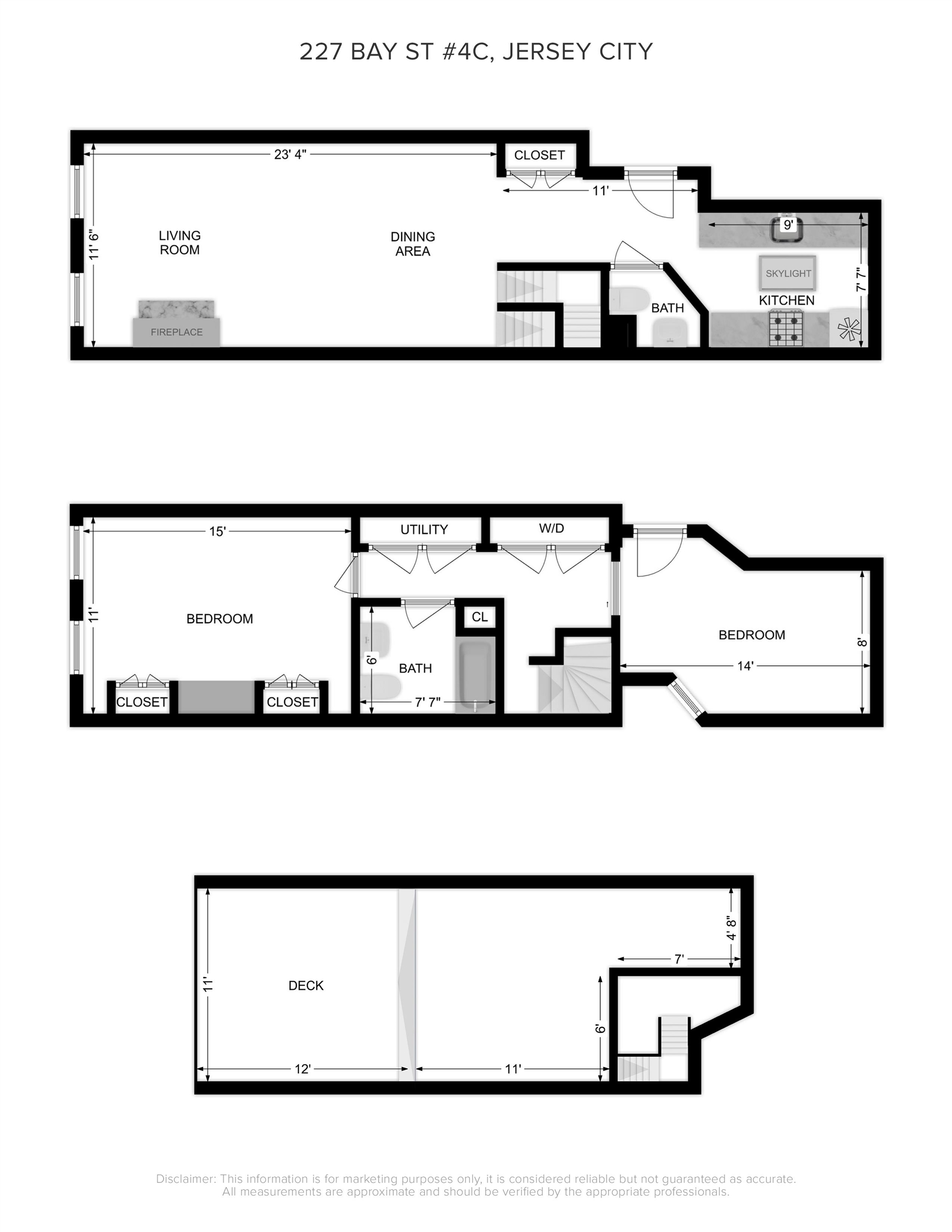 227 BAY ST Unit: 4C