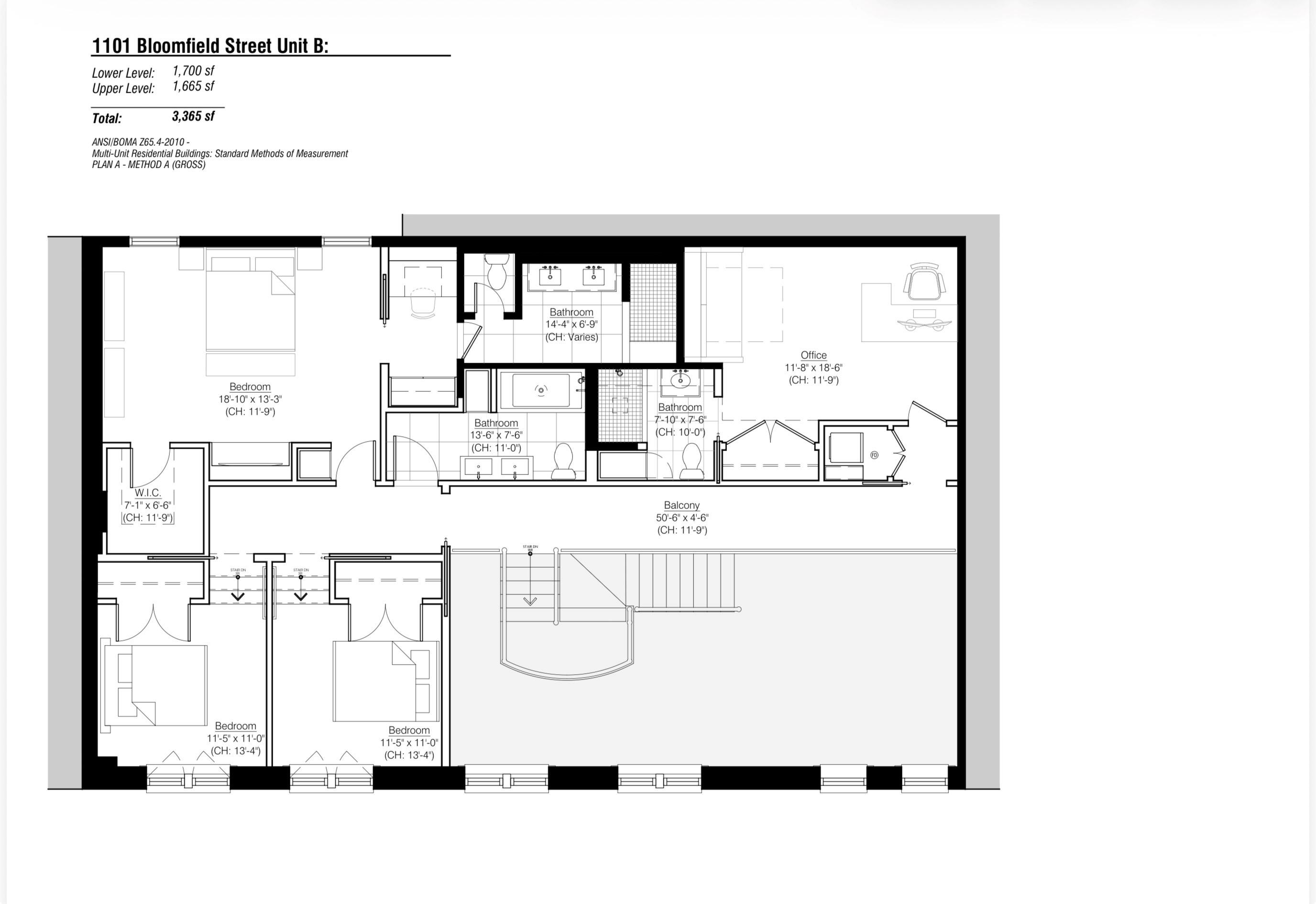 1101 BLOOMFIELD ST Unit: B
