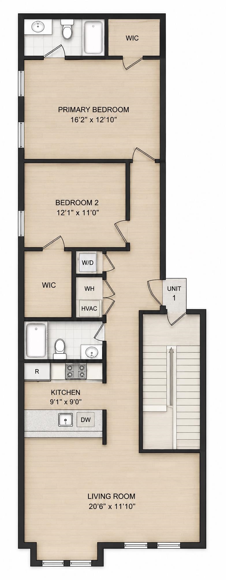 612 12TH ST Unit: 3