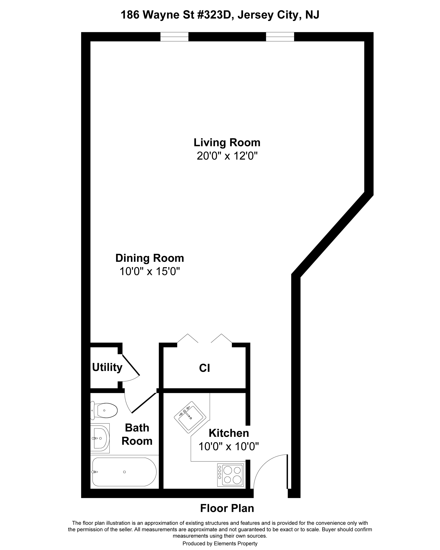 186 WAYNE ST Unit: 323D