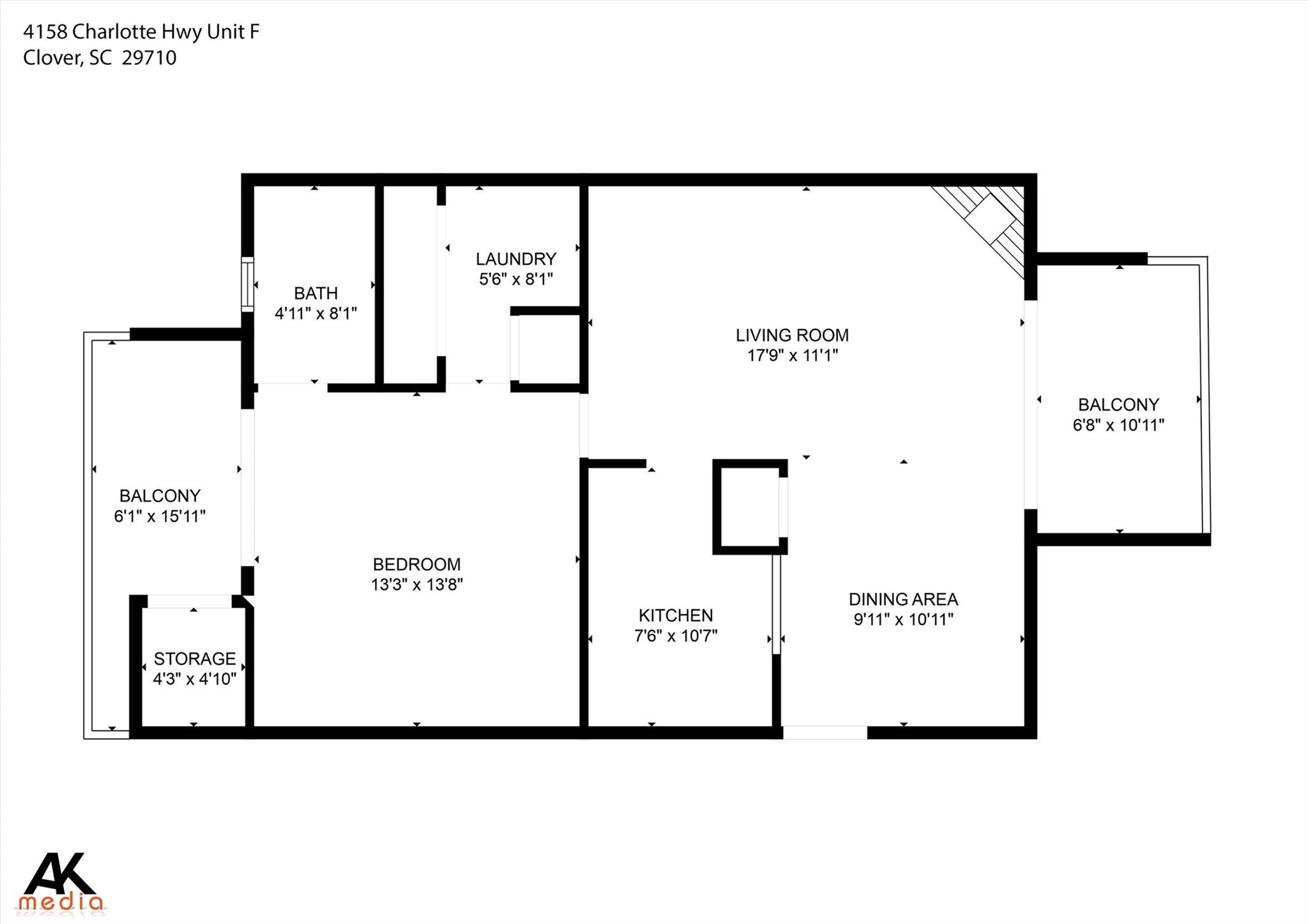 4158 Charlotte Highway Unit: F