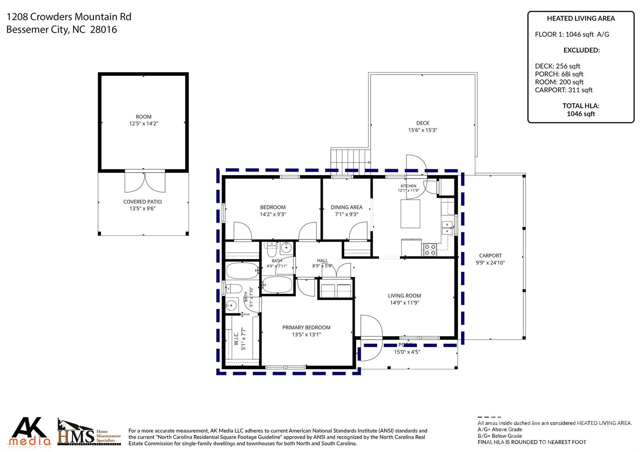 1208 Crowders Mountain Road