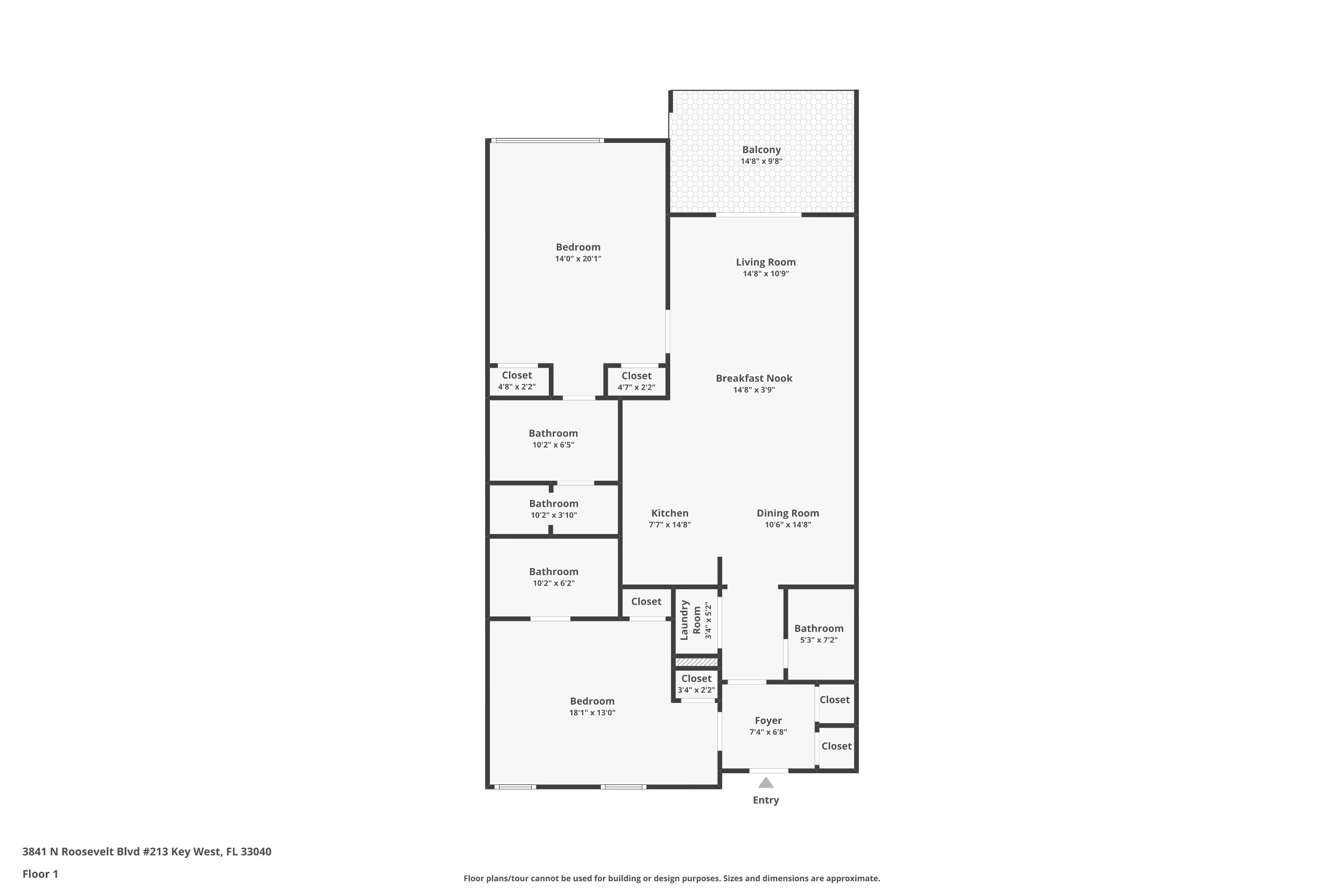 3841 N Roosevelt Boulevard Unit: 213
