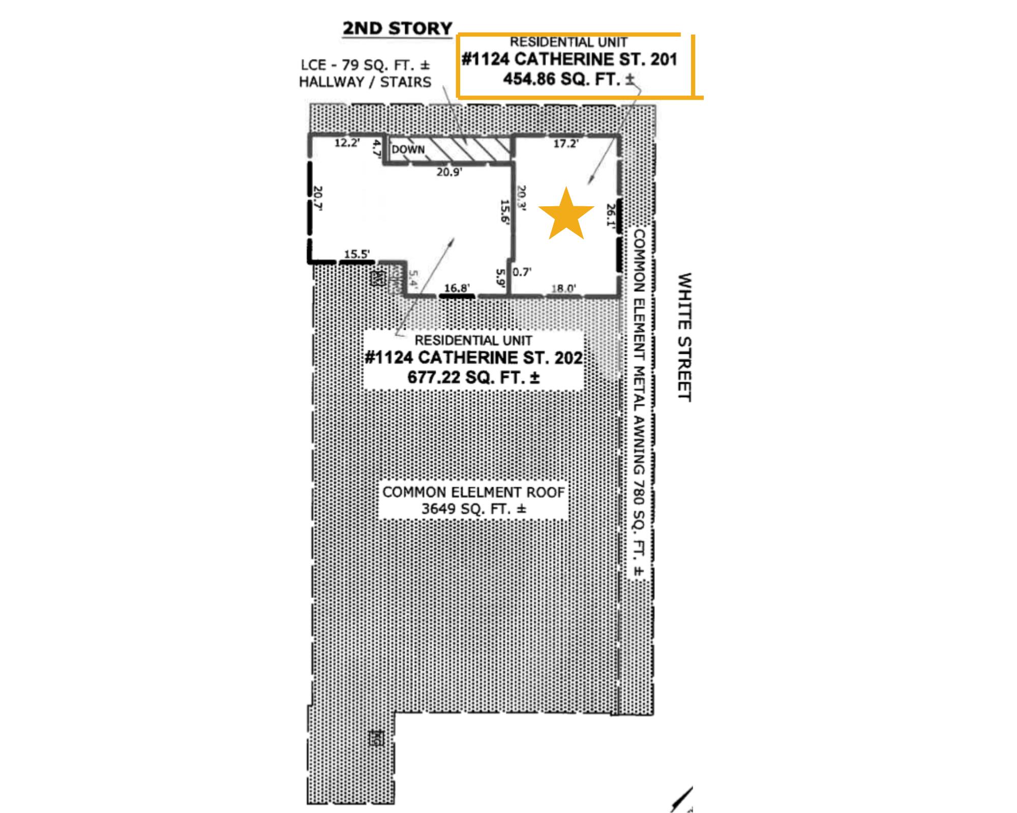 1124 Catherine Street Unit: 201