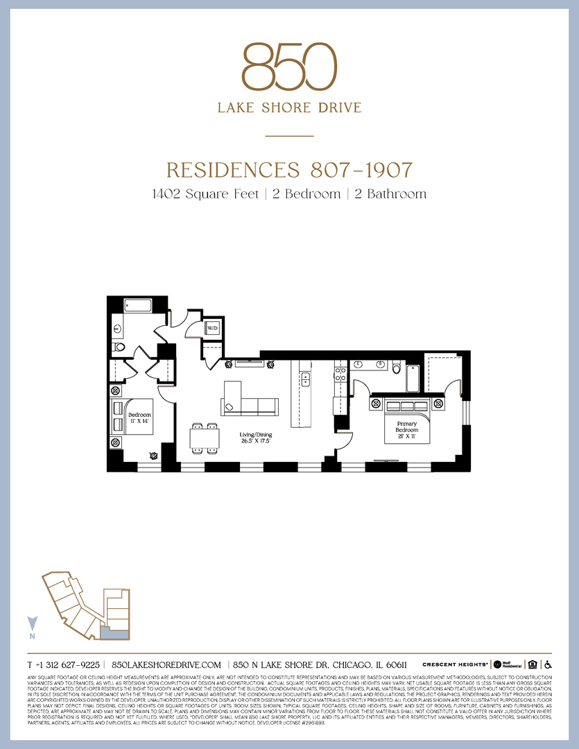 850 N Lake Shore Drive Unit: 1407