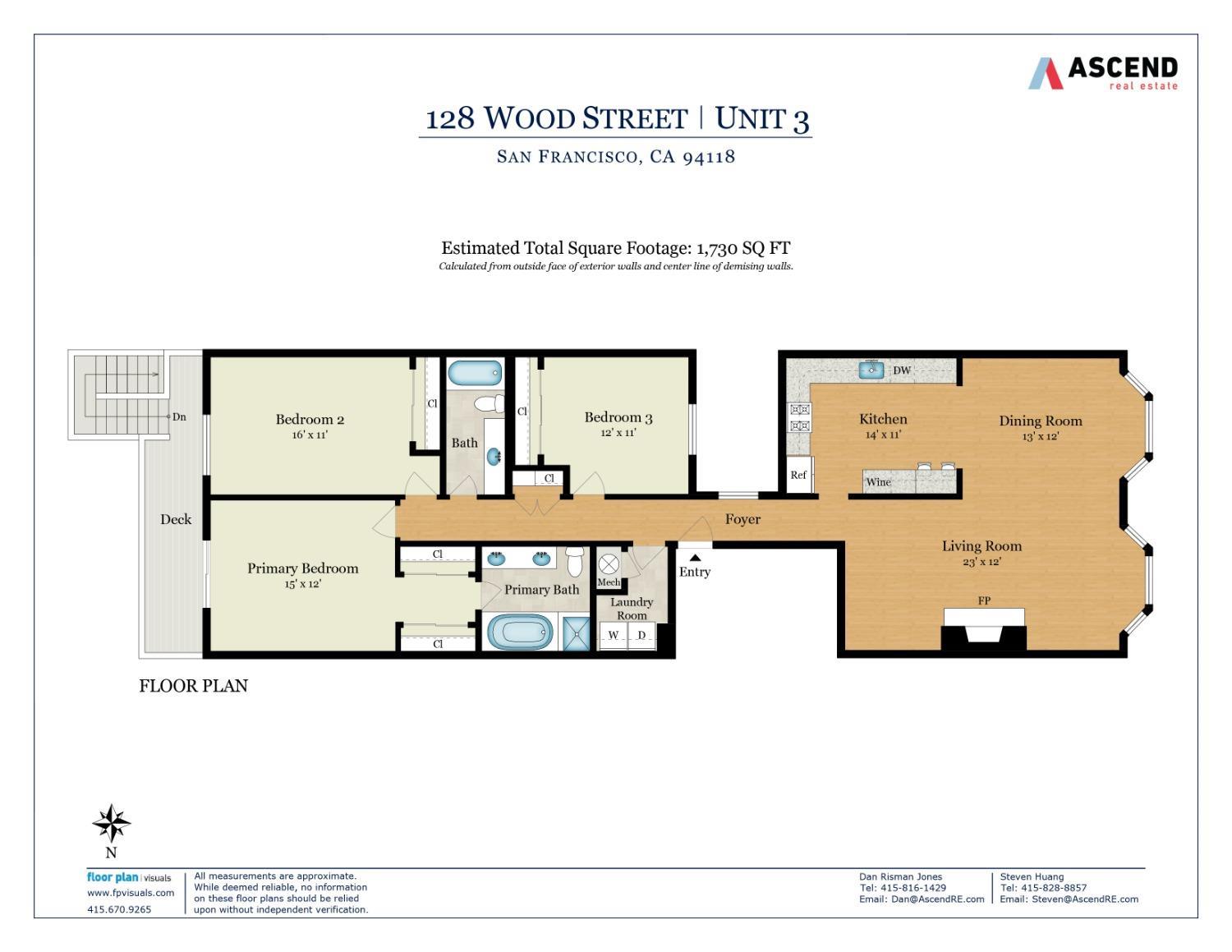 128 Wood Street Unit: 3