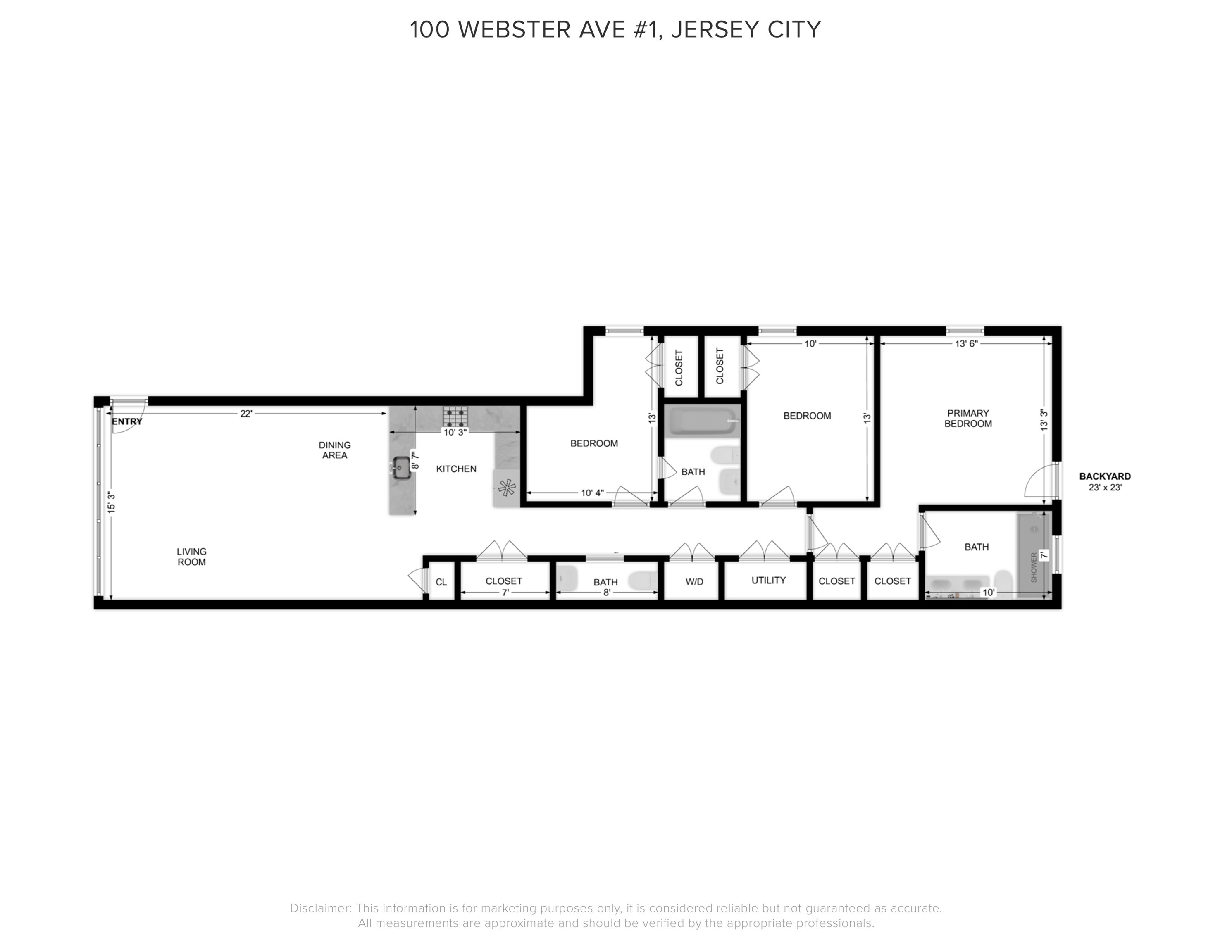 100 WEBSTER AVE Unit: 1