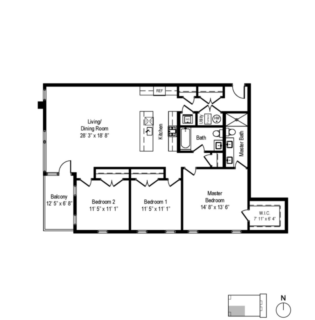 1841 N California Avenue Unit: 3B