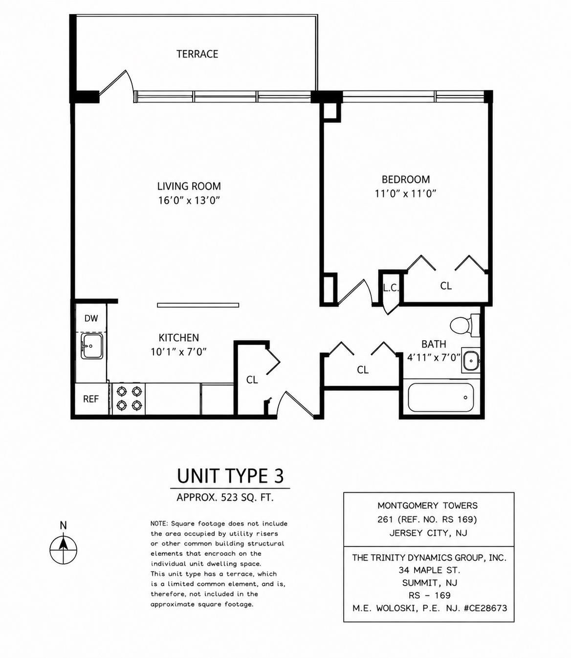 135 MONTGOMERY ST Unit: 8E3