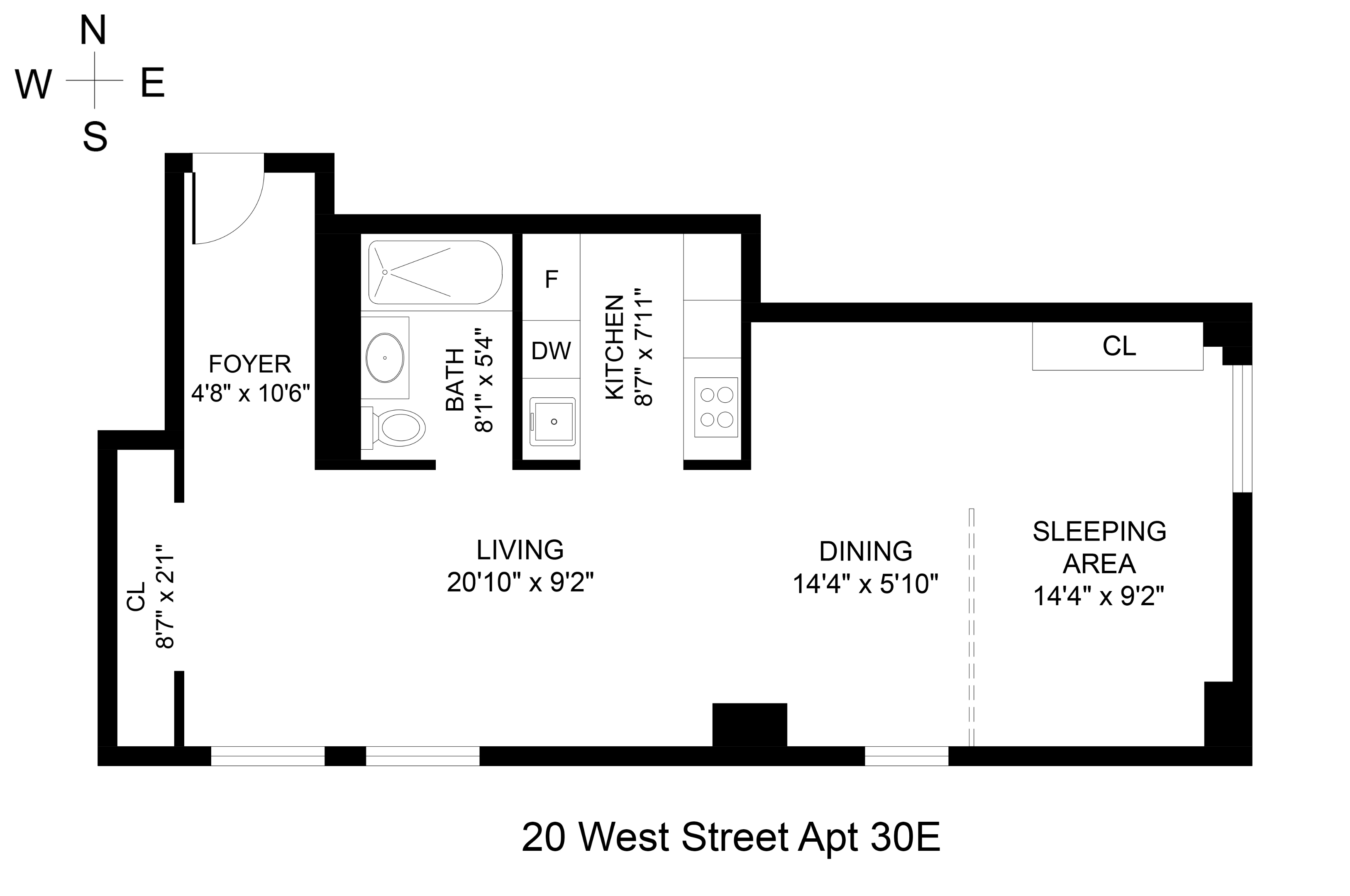 20 West Street 30E