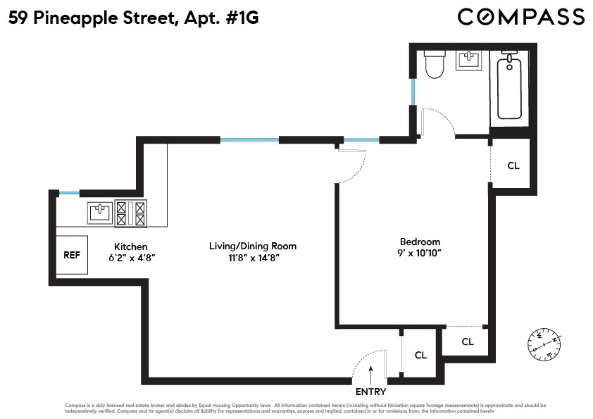 59 Pineapple Street 1G