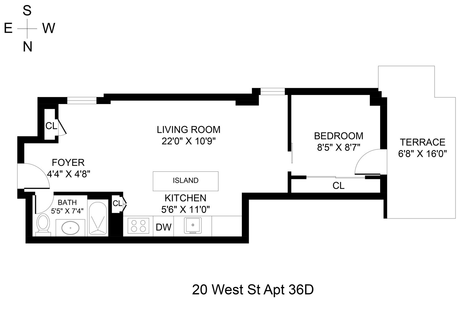20 West Street 36D