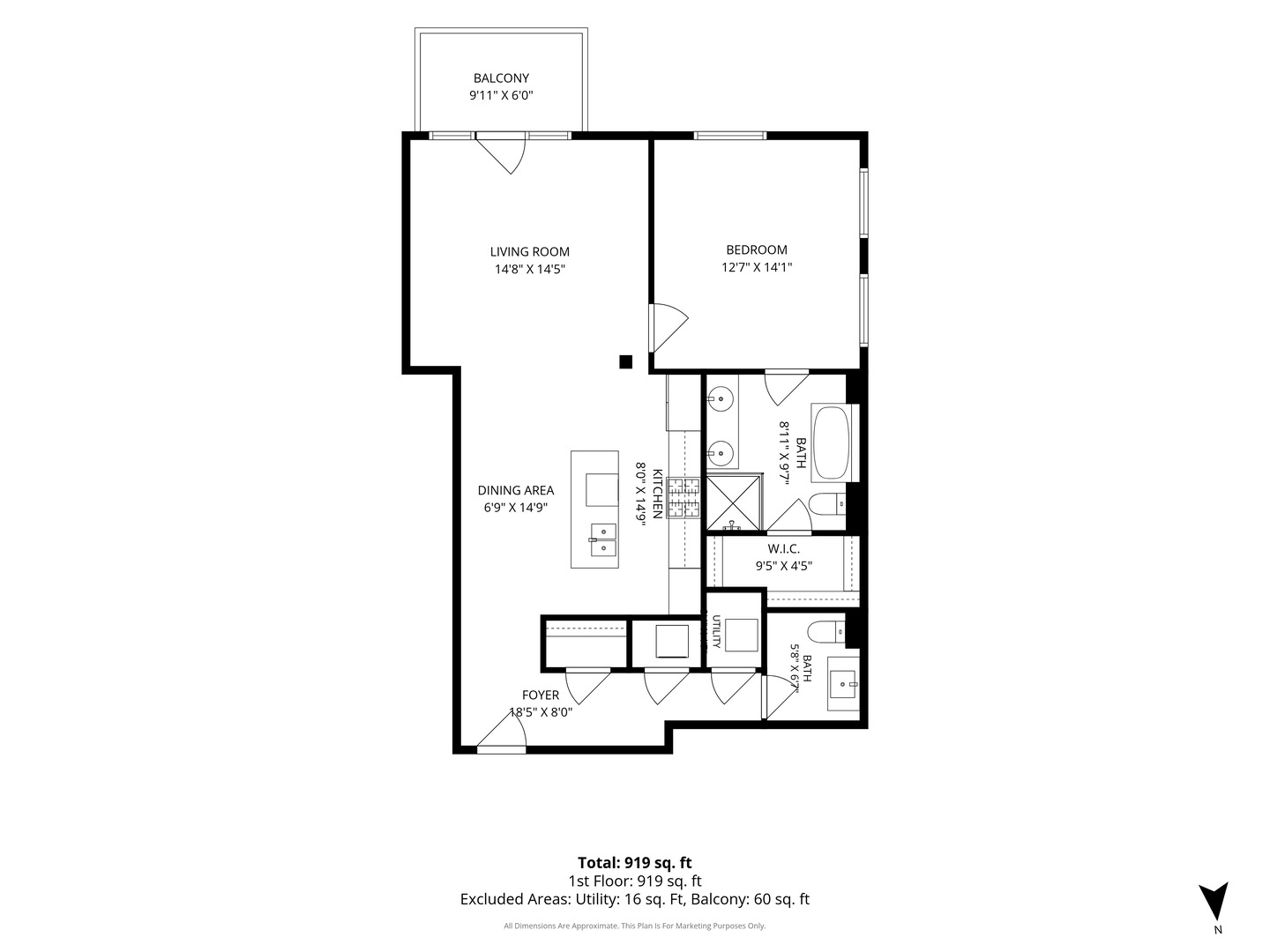 1600 S Jefferson Street Unit: 403