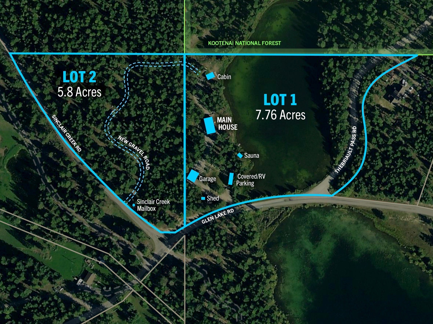 3105 Glen Lake Road Lots 1 & 2
